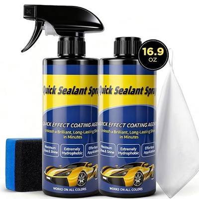 500ML Ceramic Coating for Cars: Quick Effect Coating Agent for Car Motorcycles Trucks & RVs - Extreme Hydrophobic Water Beading & Deep Gloss Shine for Long-Lasting Polish Spray Wax(2pack) | Nano Spray Wax Extreme Hydrophobic Water Beading & Deep Gloss Shine for Long-Lasting Polish