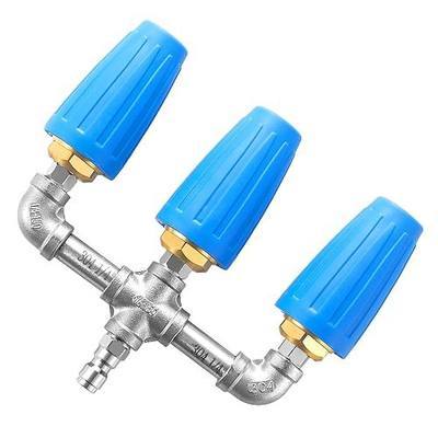 Triple Turbo Nozzle Pressure Washer, 1/4" Quick Connector, 4000 PSI | 360° Rotating Turbo Nozzle, 2.0 Orifice 3-in-1 Turbo Nozzle