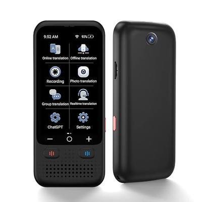 Language Translator Device, Upgraded ChatGpt AI Translator No WiFi Needed, 150+ Languages Two Way Real-Time Voice Translation, Offline&Recording&Photo Translation for Travel Business Learning