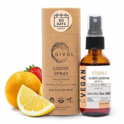 Vitamin C Spray Mist - Easy-to-Use Spray - Made in USA, 2 FL oz/60 ml | Liquid spray format designed to complement everyday wellness routines and a convenient spray mist ideal for simple daily use
