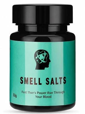 Potent Smeling Salts for Athletes, Strong Aromatic Wake Up Salts - 53g