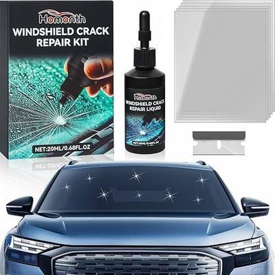 Windshield Chip Repair Kit - 2026 Upgrade Glass Repair Kit | Car Windshield Crack Repair Kit for Fix Windows, Mirrors, Glasses, All Crack Types