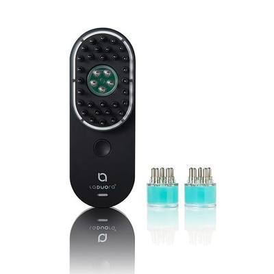 Laduora Duo 4-in-1 Scalp & Hair Brush, Black