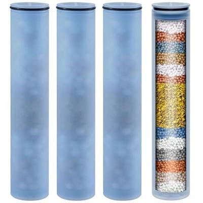 4 Pack Shower Head Filter Replacement Cartridge Compatible with MakeFit SSJ781/DSSJ781/DSSJ781-01, Multi-Stage Shower Filtration Removes Chlorine, Fluoride and Heavy metals