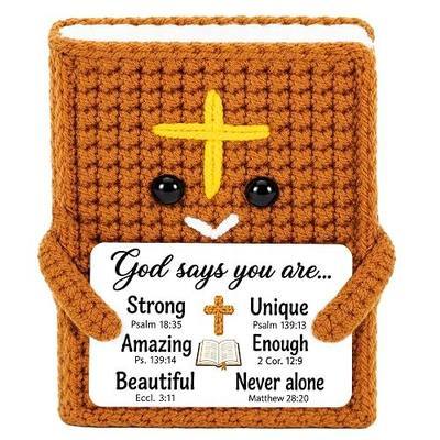 Christian Religious Gifts for Women - Inspirational Gifts for Women | Catholic Gifts for Women, Faith Gifts for Women, Handmade Crochet Bible Gift for Women, Spiritual Gift for Women