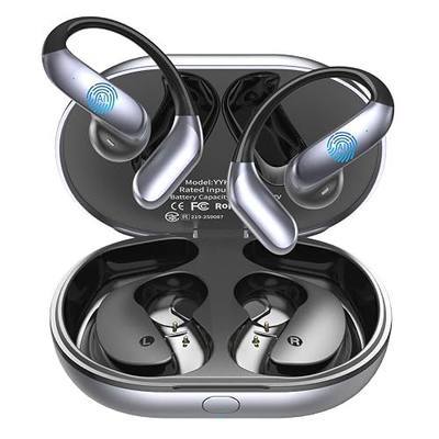 Ai Translation Earbuds Real Time, 198+ Languages Two-Way Translator Headphones, Audifonos Traductores Inglés Español, 4-in-1 Language Translation Earbuds for Travel, Business & Learning - Silver Black