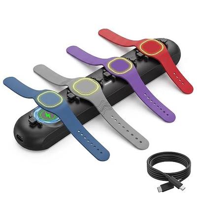 Magic Band+Charging Station for Disney Magic Band Plus, Charges 4 Bands | 90-Min Full Charge, No More Taking Turns To Charge, Portable USB-C Magic Band+ Charging Dock, for Disneyland Trip Essentials