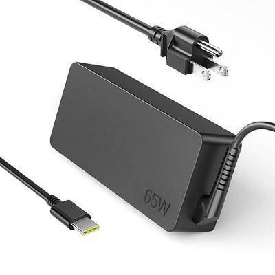 QFA 65W 45W USB C Laptop Charger | Compatible with Lenovo Chromebook/Thinkpad/Yoga Computer Charger ADLX65YDC2A USB C Type C AC Power Adapter