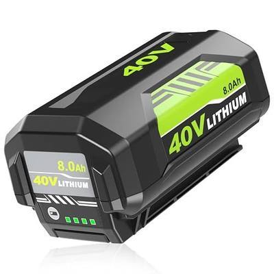 1 Pack Upgraded to 8000mAh Replacement for Ryobi 40V Battery(Green) | Compatible with Ryobi 40 Volt Battery OP4075A OP40601 OP4040 OP40401 OP40404