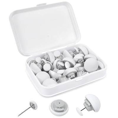 INSMART 20PCS Duvet Pins Duvet Clips, Safe Locking Duvet Cover Clips Snaps with Storage Box, Easy to Use Double Sided Pin Fasteners for Quilt Cushions Curtains