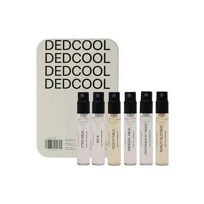 DedCool, Fragrance Discovery Set, 6 Scents with Mineral Milk, Travel Size | Also includes Xtra Milk, Milk, Mochi Milk, 01 Taunt & Sunlit Blooms, non-toxic & vegan
