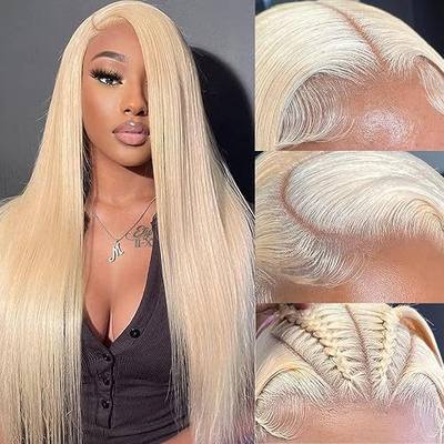 30 Inch 613 13x6 Lace Front Wig Human Hair Straight 613 Lace Front Wig Human Hair 200% Density Blonde Wigs Human Hair 13x6 HD Lace Frontal Wigs Pre Plucked