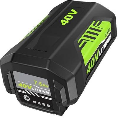 7.5Ah Replacement for Ryobi 40V Lithium Battery 7500mAh OP40601 OP40602 | OP40601 OP40602 OP4075A OP4040 OP40404 OP4050A Compatible with Ryobi 40V Cordless Power Tool(Green)