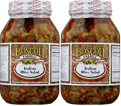 Boscoli Family Italian Olive Salad, 32 oz. (Pack of 2)
