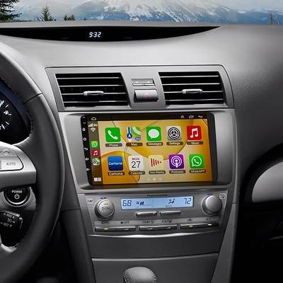 Touch Screen Car Radio Stereo for Toyota Camry 2006-2011 | Wireless Carplay&Android Auto&Mirrolink, FM Radio, GPS Navigation,DSP Setting,Back-up Camera,Blutooth,Split Screen,SWC