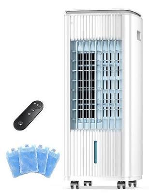 Windowless Portable Air Conditioner, 3-In-1 Evaporative Cooler for Room No Window Needed, 4 Ice Packs, 7H Timer, 70° Oscillation Swamp Cooler Fan, Ventless Small Ac Unit for Office