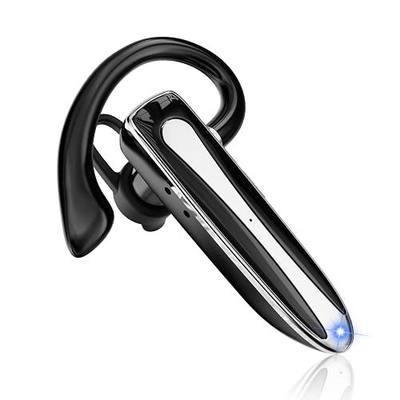 Bluetooth Earpiece V6.1, Wireless Handsfree Headset with Mic, CVC8.0 Noise Canceling for Calls Business Single-Ear Earphone, 24 Hrs Driving Headset for Android, iOS, Laptop, Office, Truck Driver