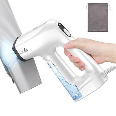 LyriFine Vacuum Steamer for Clothes, 3500Pa Suction Clothes Steamer Handheld, 2-in-1 Steamer&Iron Garment Steamer, 3 Modes& 360° Leak-proof Technology Fabric Steamer for Wrinkle Removal (for 110-120V)