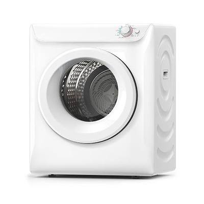 3.5 Cu.Ft Clothes Dryer, Upgraded Capacity 120V Electric Dryer, 5 Drying Modes Portable Dryers for Laundry, 1400W Dryer Machine with Exhaust Hose, Home, Dorms, Apartments, White