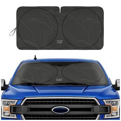 Windshield Sun Shade for Ford F-150 2004-2008, Foldable Truck Sunshade, UV Heat Blocker, Front Window Sun Shield, Interior Protection, Keeps Cab Cool, Heavy Duty Truck Accessory - Charcoal