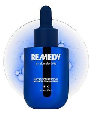 REMEDY Copper Peptide Complex Advanced Firming Serum for Skin Elasticity | Pure GHK-Cu, Peptides & Hyaluronic Acid, Boost Collagen, Hydrates, Strenghten Barrier. By Dermatologist Dr Shah.1 fl oz.