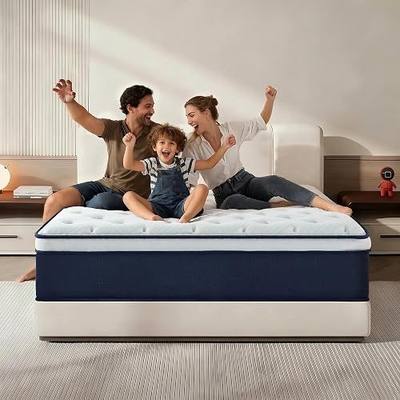 Queen Mattress,12 Inch Queen Size Mattresses in a Box, Hybrid Pocket Spring Mattress with CertiPUR-US Certified Foam, Fiberglass Free, Cool Sleep Technology 80''L x 60''W