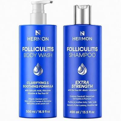 Hermon Folliculitis Shampoo and Body Wash Set