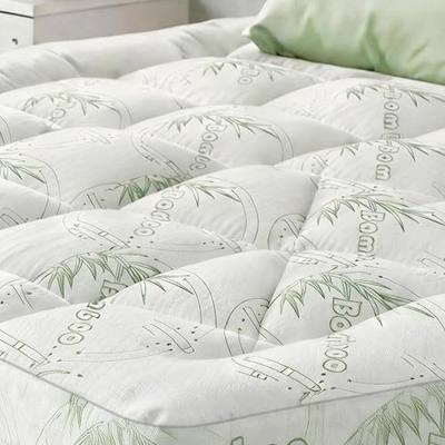 Bamboo Mattress Topper Queen Size with Deep Pocket 1700 GSM Fill Cooling Shredded Memory Foam Mattress Pad Rayon Derived from Bamboo, Ideal for Side Sleepers, Back Pain, Hot Sleepers