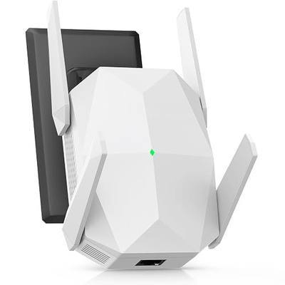 WiFi Extender, 2026 20X WiFi 6 Booster AX3000 Dual Band | (5.8/2.4GHz) 19999 sq.ft Long Range and 150+ Devices, WiFi Extender Signal Booster with Ethernet Port for Home (White)
