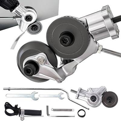 Upgraded Electric Drill Plate Cutter, Metal Nibbler Drill Attachment,Sheet Metal Cutter Tool with Adapter for Cutting Various Metals Materials Such As Aluminum,Steel,Copper,Iron
