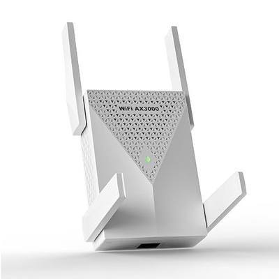 WiFi Extender, 2026 20X WiFi 6 Booster AX3000 (5.8/2.4GHz) | 19000 sq.ft Long Range and 150+ Devices, WiFi Extender Signal Booster with Ethernet Port for Home (White)