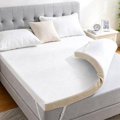 Gel Memory Foam Mattress Topper Twin XL Size - 3 Inch Cooling Bed Topper | Topper with Removable Cover in a Box, Ventilated, Breathable, Pressure Relief, CertiPUR-US Certified