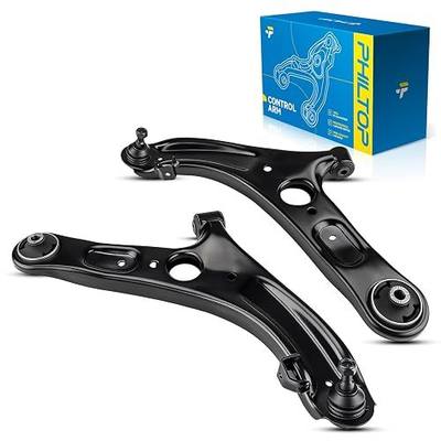 PHILTOP 2Pcs Front Lower Control Arms Set for 2011-2016 Hyundai Elantra | Fits 2012-2017 Hyundai Veloster 2013-2017 Elantra GT 2013-2014 Elantra Coupe; w/Ball Joint; OE K622232 K622646