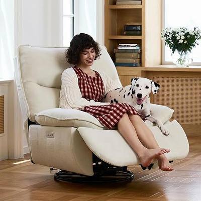 FLEXISPOT Power Swivel Rocker Recliner Chair for Adults, 41” Extra Wide Oversized Swivel Rocking Glider with Side Pockets, 350 Lbs Capacity for Living Room Bedroom,Beige