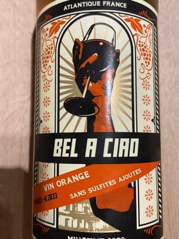 Olivier Cazenave Bel A Ciao Vin Orange