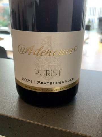 J.J. Adeneuer · Purist Spätburgunder