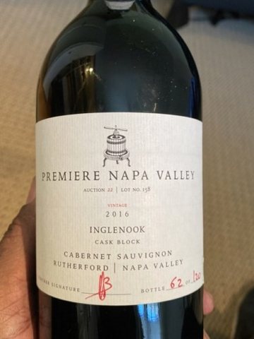Inglenook · Premiere Napa Valley Cask Block Cabernet Sauvignon