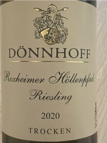 Dönnhoff Roxheimer Höllenpfad Riesling Trocken