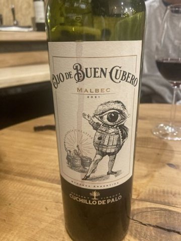 Cuchillo de Palo · Ojo de Buen Cubero Malbec