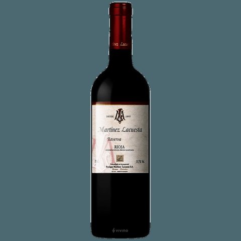 Martinez Lacuesta · Rioja Reserva