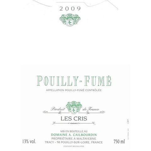 Domaine A Cailbourdin Pouilly Fume Les Racines
