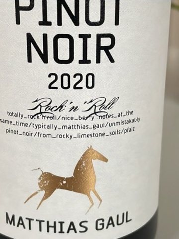 Matthias Gaul · Rock 'N' Roll Pinot Noir