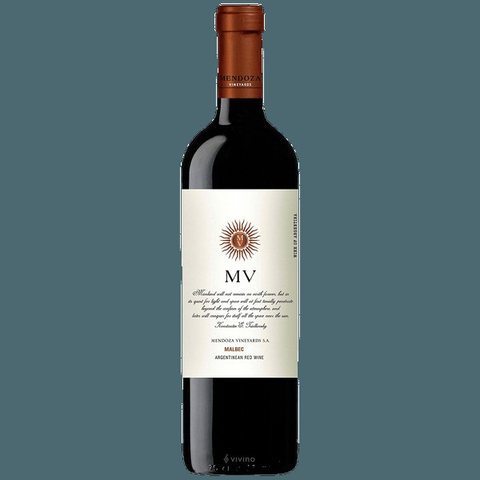 Mendoza Vineyards · MV Malbec