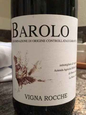 Erbaluna · Vigna Rocche Barolo