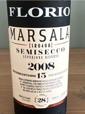 Florio · Marsala Superiore Riserva Semisecco