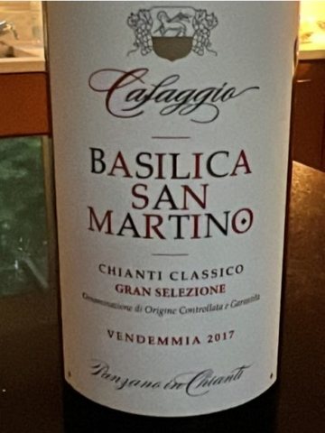 Cafaggio · Basilica San Martino Chianti Classico Gran Selezione