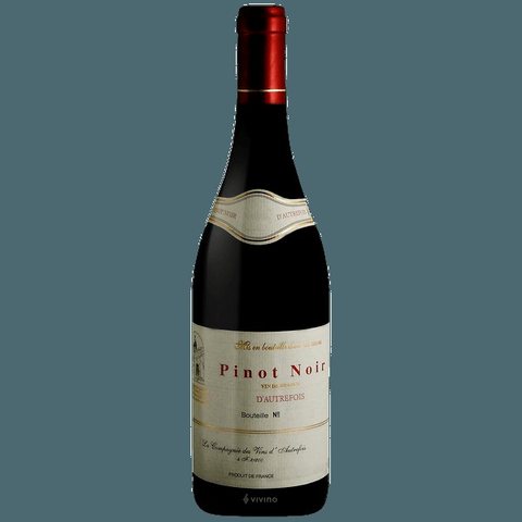 La Compagnie des Vins d'Autrefois · Pinot Noir