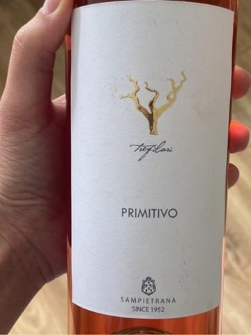 Cantina Sampietrana · Tre Filari Primitivo Rosé