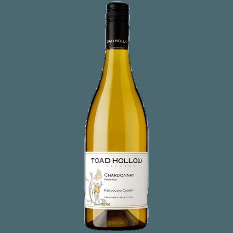Toad Hollow · Chardonnay Unoaked Francines Selection