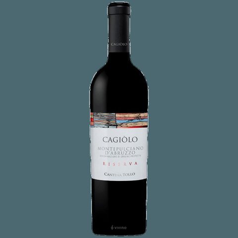 Cantina Tollo · Cagiòlo Montepulciano d'Abruzzo Riserva